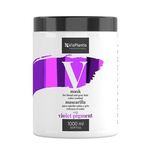 Vis Plantis Professional Maska do włosów blond i siwych ochładzająca kolor - Color Pigment