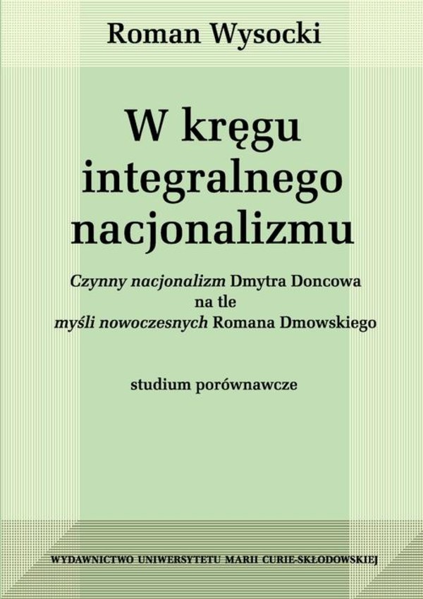 W kręgu integralnego nacjonalizmu - pdf