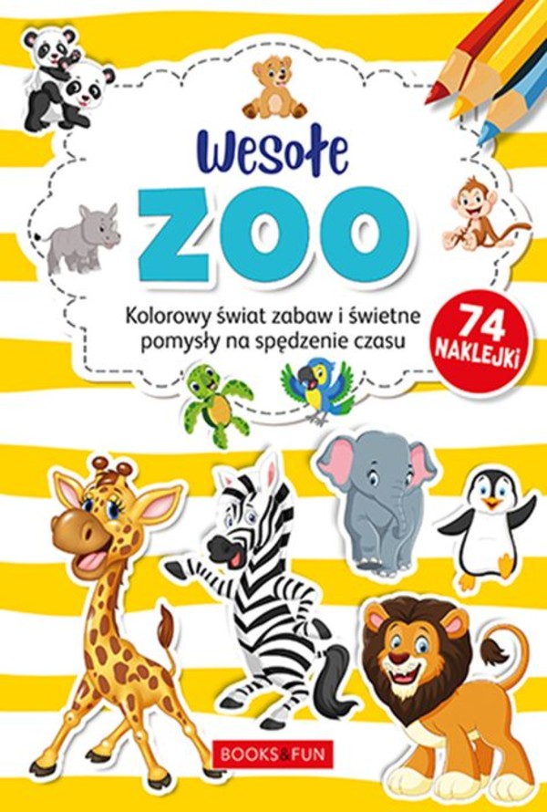 Wesołe zoo 74 naklejki