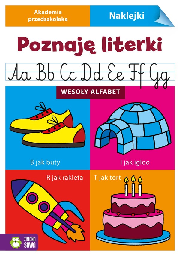 Wesoły alfabet Poznaję literki Akademia przedszkolaka