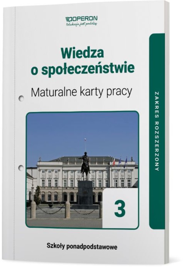 Wiedza o społeczeństwie 3. Maturalne karty pracy. Zakres rozszerzony (z elementami zakresu podstawowego)