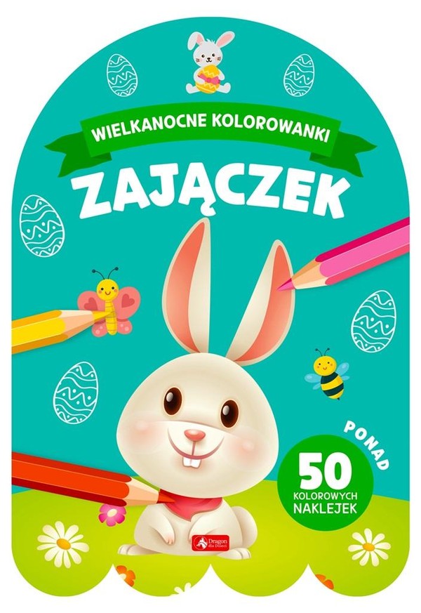 Wielkanocne kolorowanki Zajączek