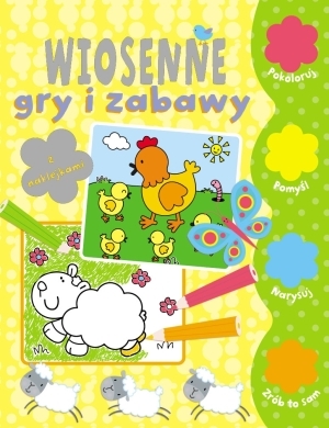 Wiosenne gry i zabawy z naklejkami