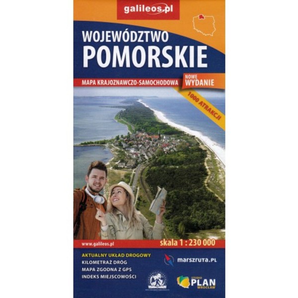 Województwo Pomorskie Skala 1:230 000