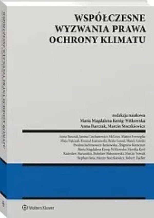 Współczesne wyzwania prawa ochrony klimatu