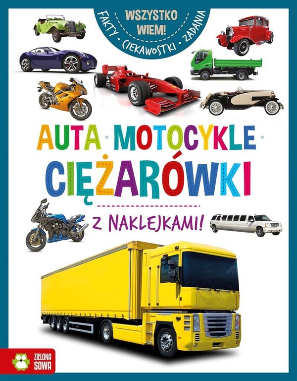 Auta, motocykle, ciężarówki Z naklejkami Wszystko wiem