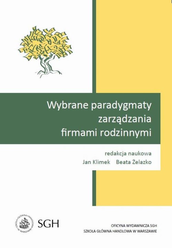 Wybrane paradygmaty zarządzania firmami rodzinnymi - pdf