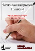Okładka:Wypracowania - Zabytki języka polskiego \'Wypracowania\' 
