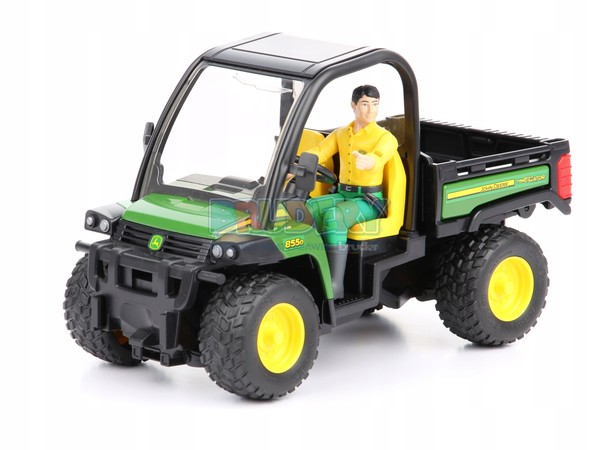 Wywrotka John Deere Gator 855D z kierowcą