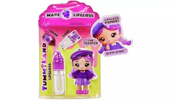 Yummiland Lipgloss Doll - Greta Grape