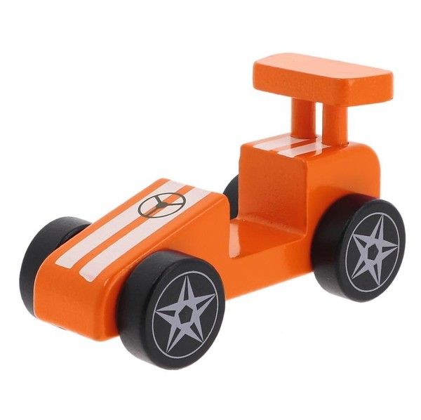 Zabawka drewniana - Racing Car Orange