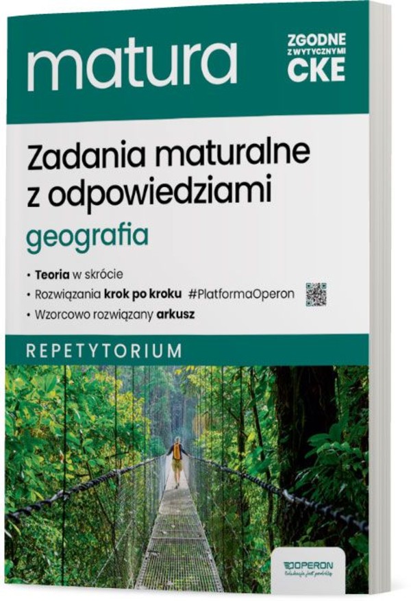 Zadania maturalne z odpowiedziami. Matura 2025. Geografia. Repetytorium