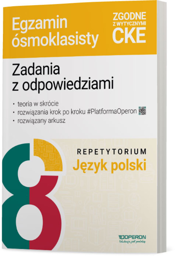 Zadania z odpowiedziami. Egzamin ósmoklasisty 2025. Język polski. Repetytorium