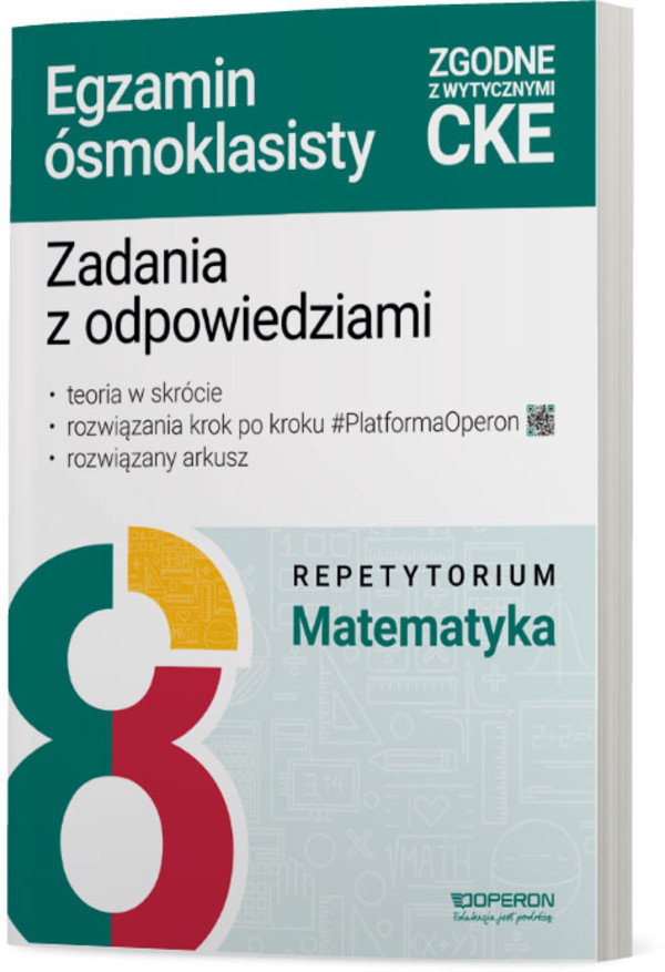 Zadania z odpowiedziami. Egzamin ósmoklasisty 2025. Matematyka. Repetytorium