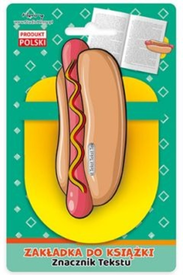 Zakładka znacznik tekstu hot-dog