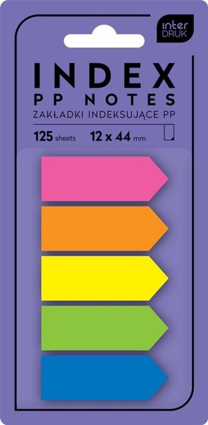 Zakładki indeksujące strzałki 125k., Interdruk