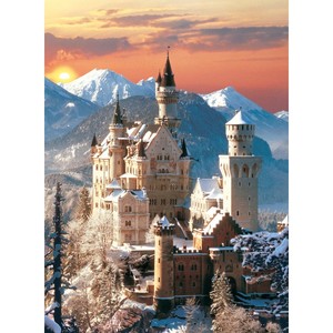 Puzzle Zamek Neuschwanstein 1500 elementów