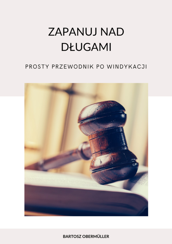 Zapanuj nad długami. Prosty przewodnik po windykacji - pdf