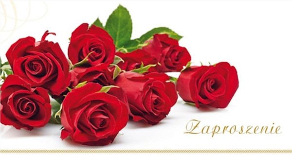 Zaproszenia Flowers nr 03 - 10 sztuk