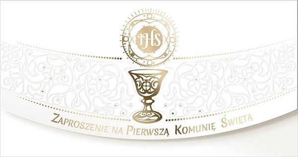 Zaproszenie Komunia ZK02 (10 szt.)