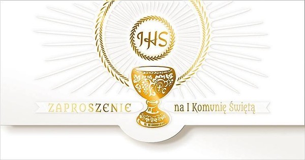 Zaproszenie Komunia ZK03 (10 szt.)