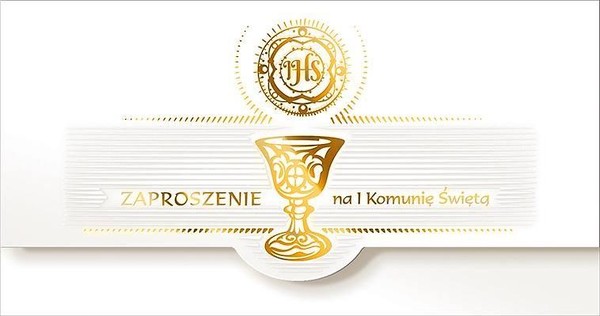 Zaproszenie Komunia ZK04 (10 szt.)