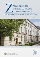 Zarys dziejów Wydziału Prawa i Administracji Uniwersytetu Warszawskiego - epub, pdf