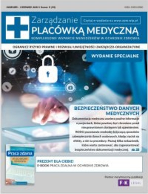 Zarządzanie placówką medyczną. Numer 5 - mobi, epub, pdf