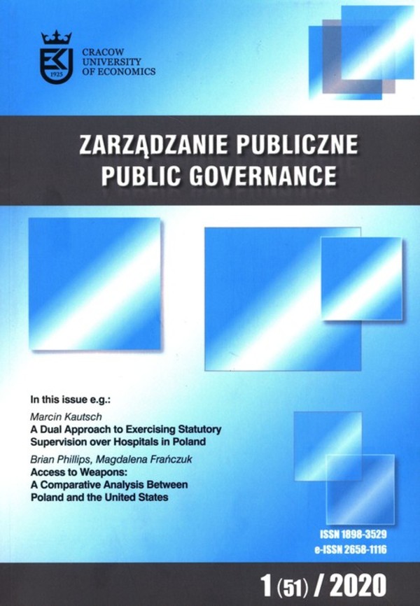 Zarządzanie Publiczne 1 (51) 2020