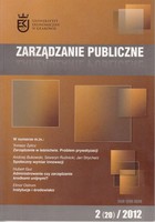 Zarządzanie Publiczne nr 2(20)/2012 - pdf