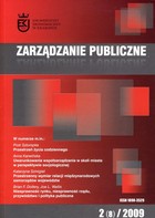Zarządzanie Publiczne nr 2(8)/2009 - pdf