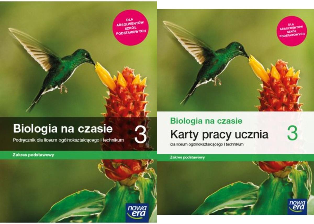 Biologia na czasie 3. Podręcznik i karty pracy. Zakres podstawowy.