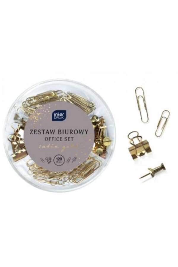 Zestaw biurowy 120 el. Satin Gold