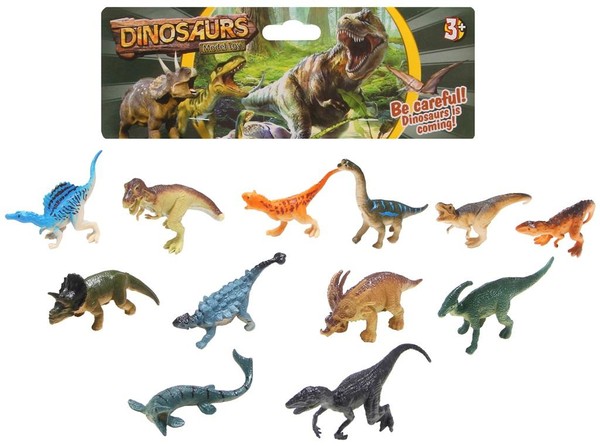 Zestaw dinozaurów 12 sztuk