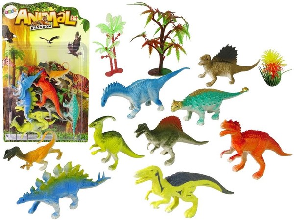 Zestaw dinozaurów 9 sztuk