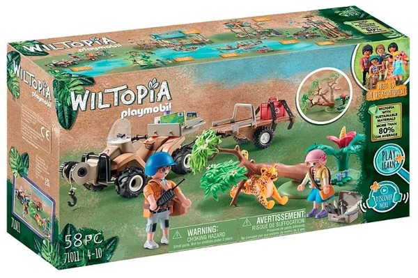 Zestaw figurek Wiltopia Quad ratunkowy dla zwierząt 71011