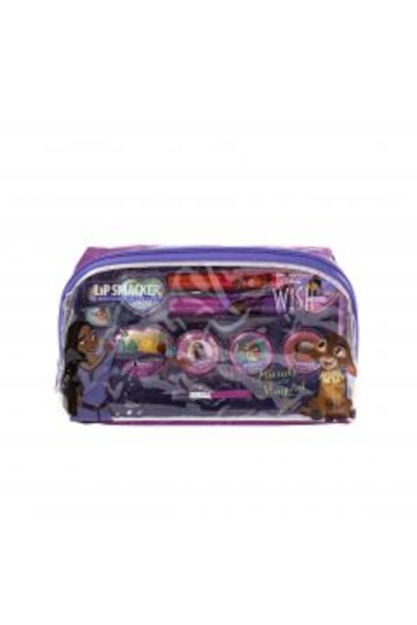 Zestaw kosmetyków do makijażu Disney Wish Lip Smacker Essential Makeup Bag