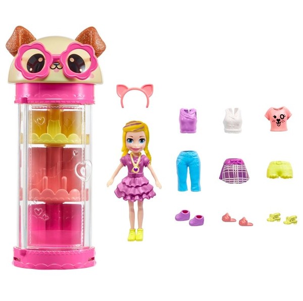 Zestaw z figurką Polly Pocket Karuzelka stylu Piesek