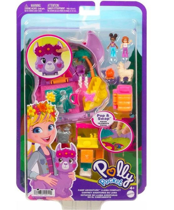 Zestaw z figurkami Polly Pocket Biwakowa Lama