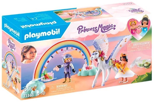 Zestaw z figurkami Princess Magic Niebiański pegaz z tęczą 71361