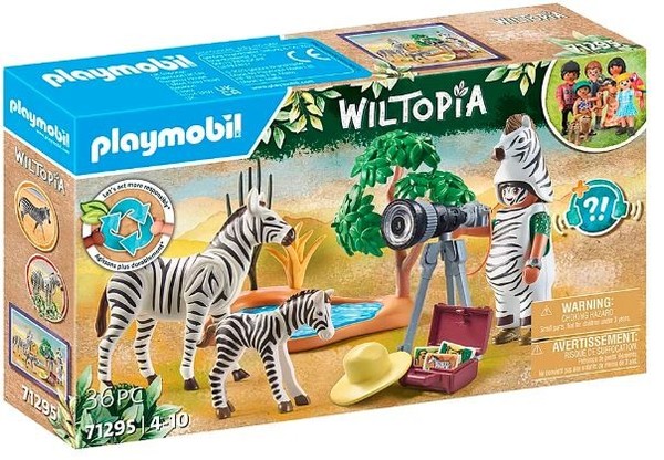 Zestaw z figurkami Wiltopia Wycieczka z fotografką zwierząt 71295