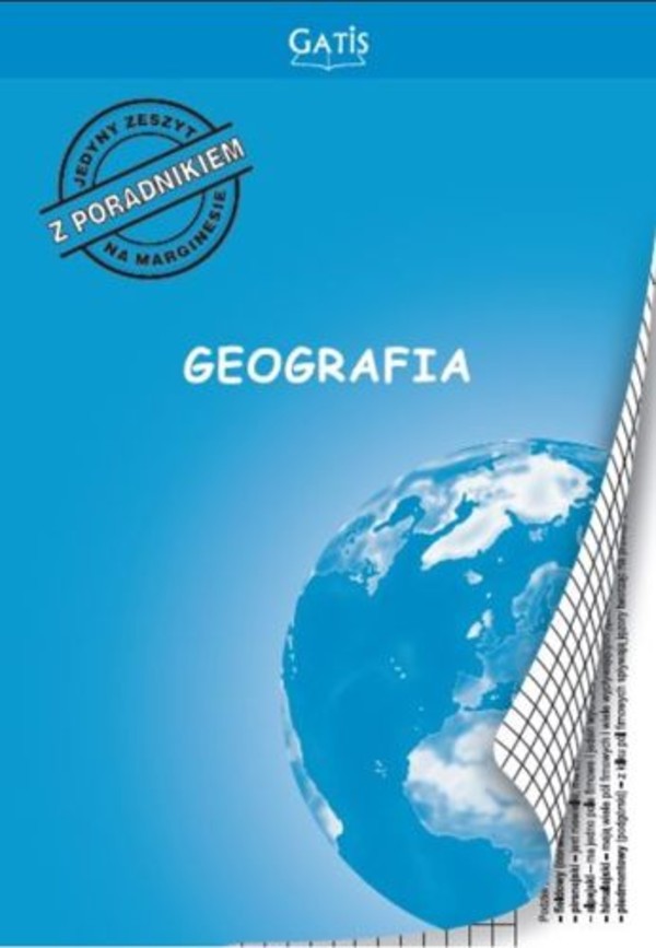 Zeszyt A5 60 kartek w kratkę Geografia