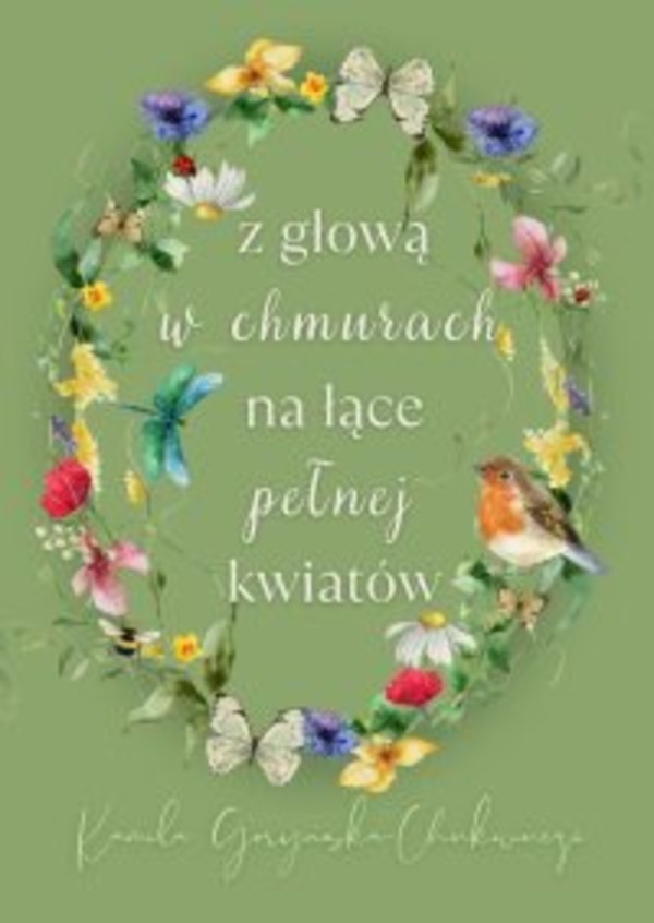 z głową w chmurach na łące pełnej kwiatów - mobi, epub