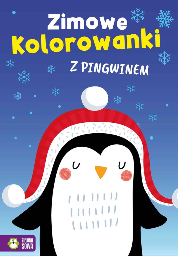 Zimowe kolorowanki z Pingwinem Zimowe kolorowanki