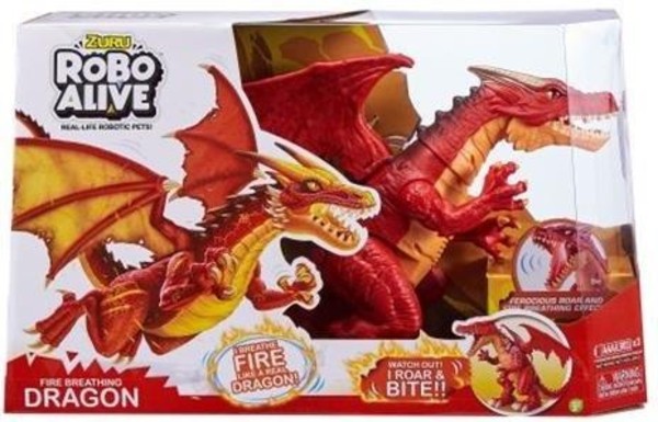 Zuru Robo Alive Robotic Dragon Red